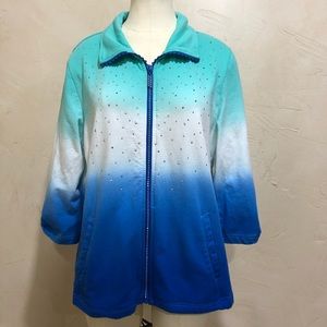 Onque L 3/4 jacket with rhinestones